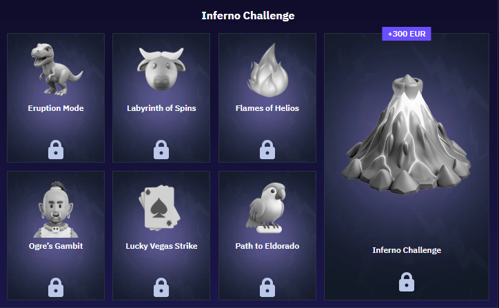 BeonBet Inferno Challenge Achievement