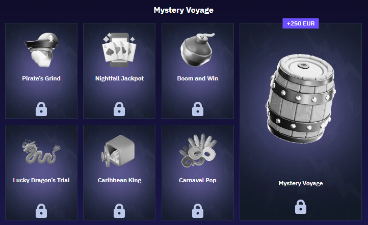 BeonBet Mystery Voyage Achievement Collection